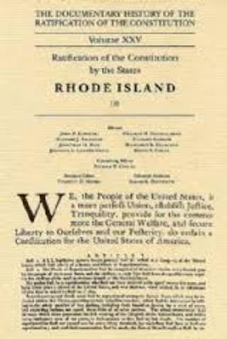 Rhode Island Ratifies