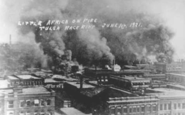 A race riot erupts in Tulsa, Oklahoma