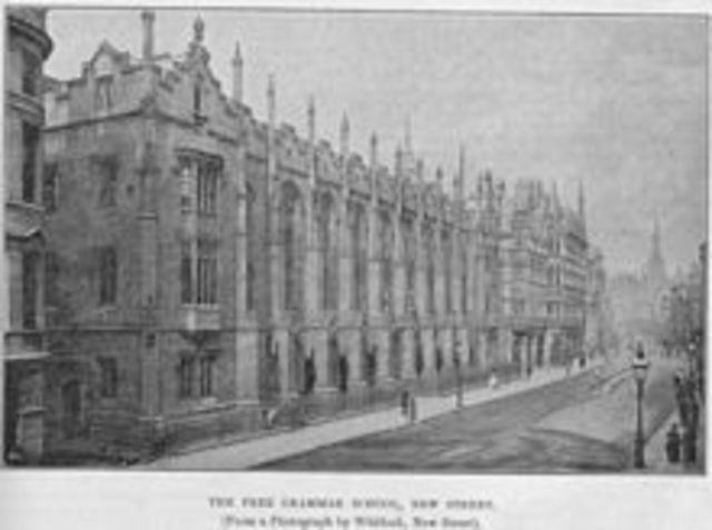 Tolkien grew up in the Edgbaston area of BirmTolkien went at the King Edward's School, Birmingham