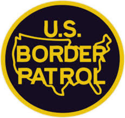 Congress created the US Border Patrol