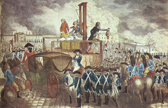 Execution of Louis XVI, King of France!