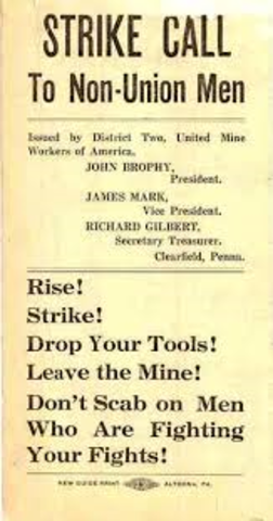 United mine Workers strike
