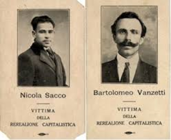 Sacco and Vanzetti were Executed