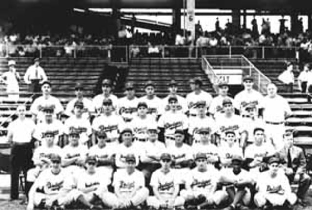 Jackie Robinson joined the Dodgers' farm team