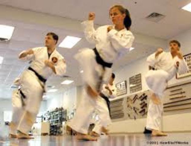 The day when I started karate