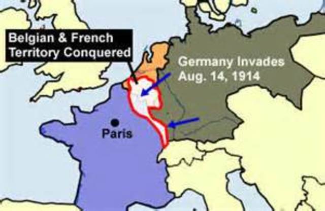 Germany invades France and forces it to surrender