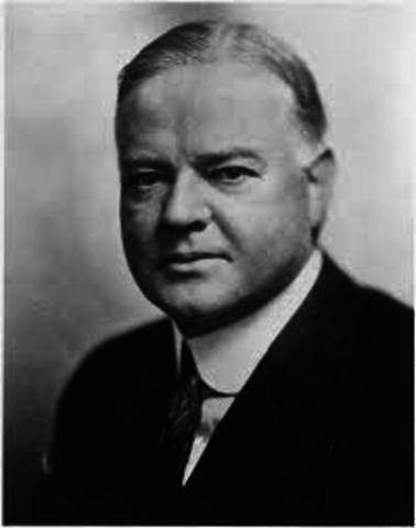 Herbert Hoover Elected president