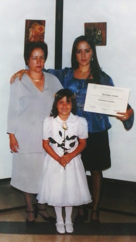 My mother finished her degree in languages