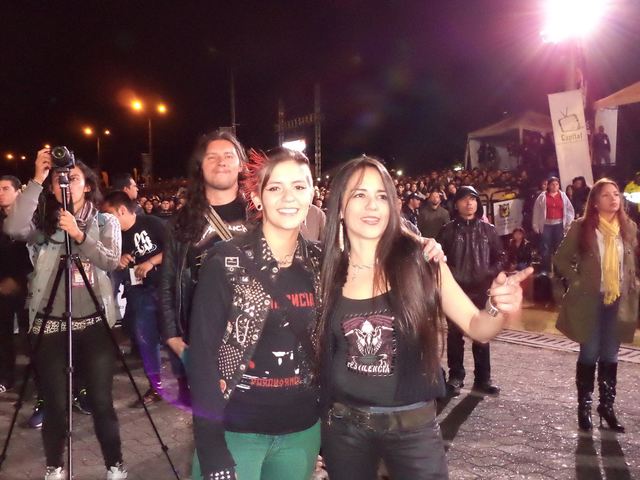 My mom and I in Campo Valdez