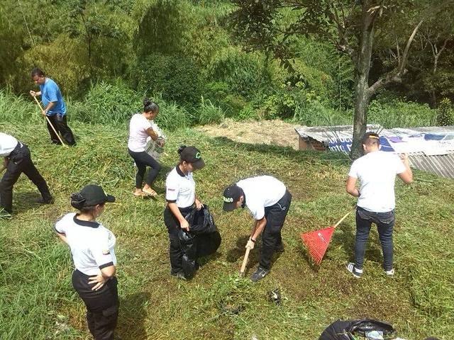 limpieza barrio las palmas