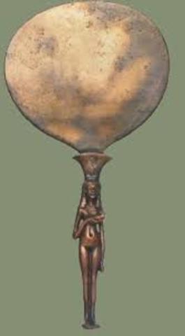 Agujas y espejos de cobre