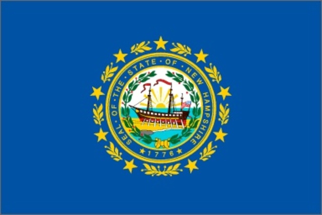 New Hampshire admitted to the union
