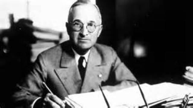 FDR dies, Harry S. Truman becomes President