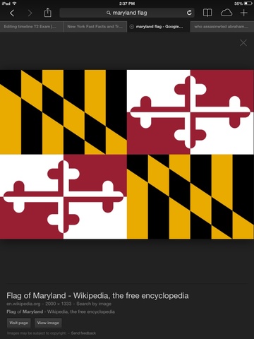 Maryland Admitted to Union
