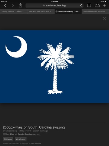 South Carolina Admitted to Union