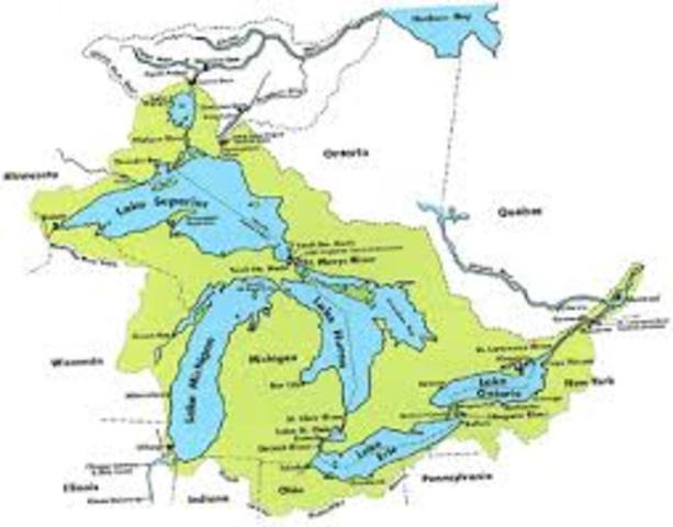 Great Lakes - 20 000 years ago – Cenozoic era