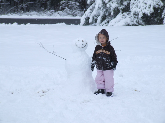 First Snow Man