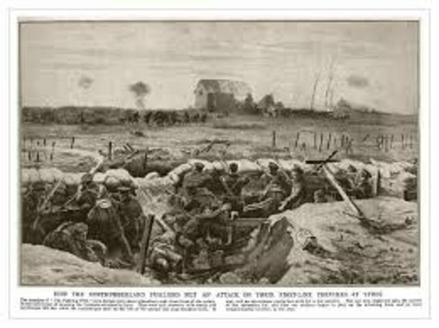 First Battle of Ypres.