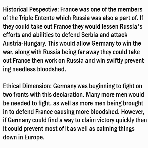 Germany declares war on France.