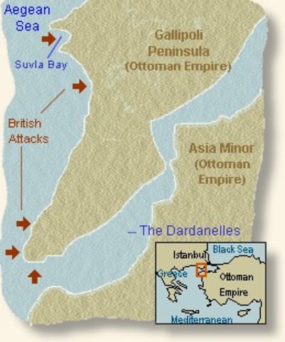 The Battle of Gallipoli begins