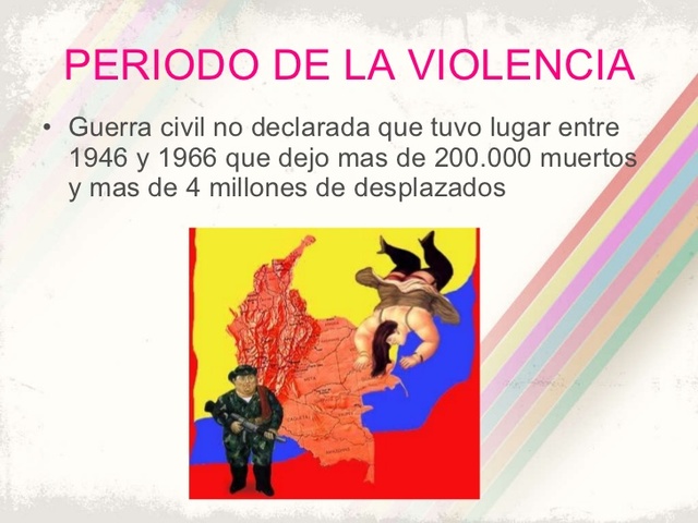INICIO DEL PERIODO DE VIOLENCIA