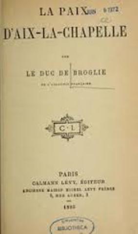 "21" Treaty of Aix-la-Chapelle