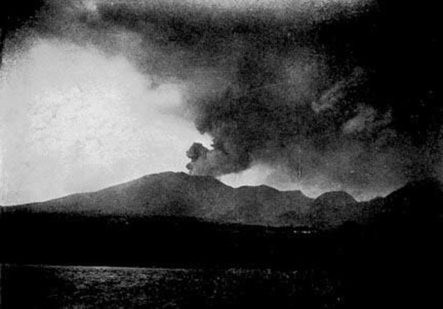 Eruption of Monte Pelado Volcano