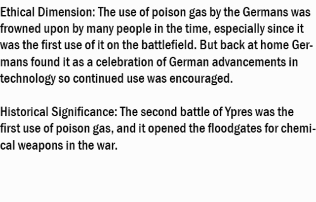 Second Battle of Ypres ends in a stalemate, first use of poison gas by Germans in the battle.
