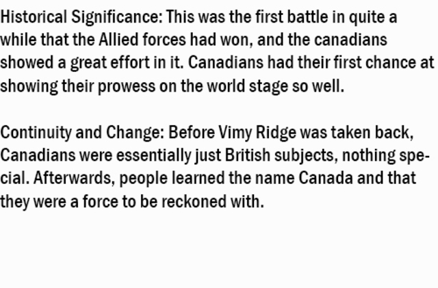 Canadians take back Vimy Ridge