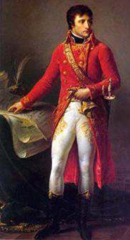 Napoleón es coronado como emperador