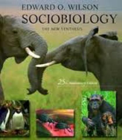 E.O. Wilson publishes Sociobiology