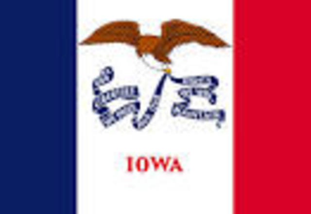 Dec.28, 1846 Admitted of Union: Iowa