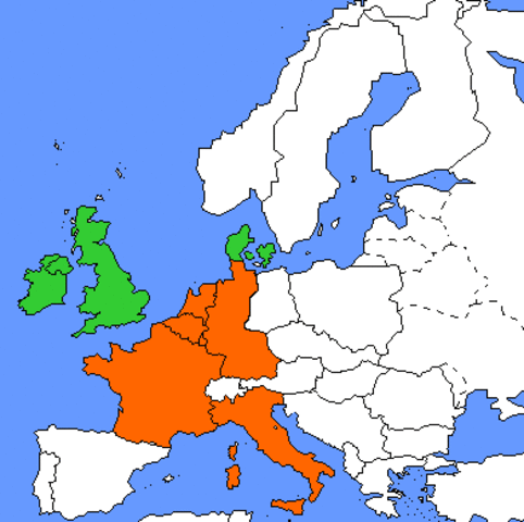 Three joining countries