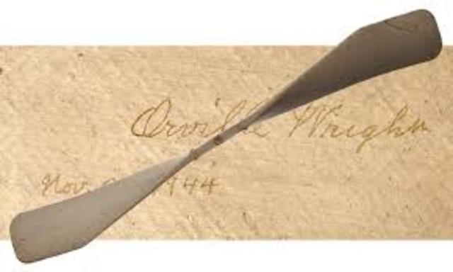 The Wright Brothers Test Propellers