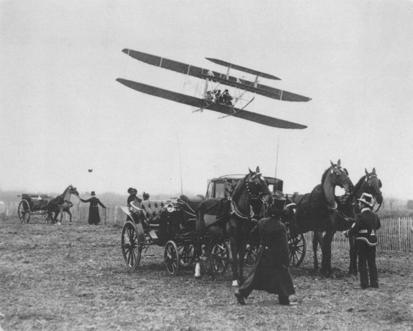 Wilbur Wright arrived in Europe