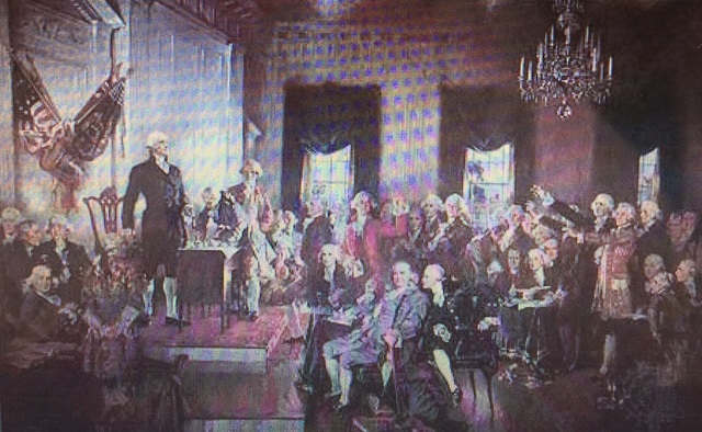 The Constitution is signed