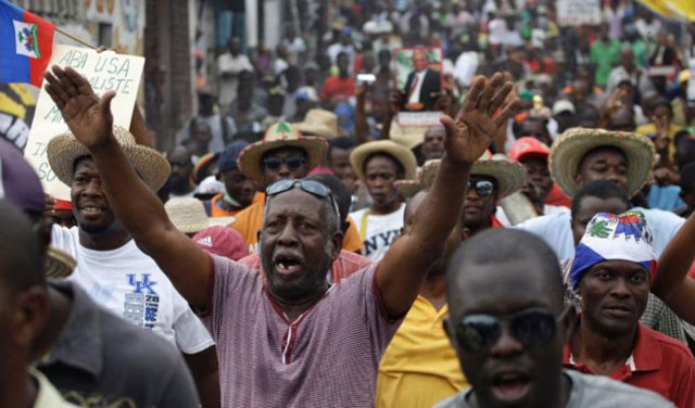 Anti government protests sweep through Haiti