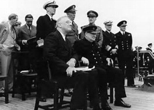 Churchill and FDR issue the Atlantic Charter