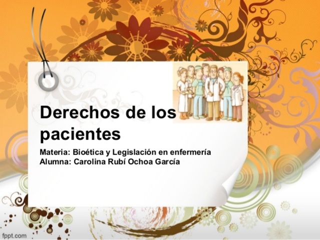 Carta de los Derechos de los Enfermos