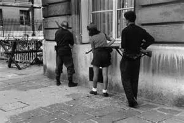 Paris retaken by Allies Forces
