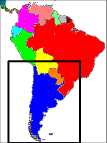 El cono sur