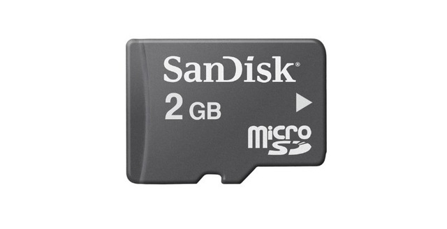 Sandisk 2GB microSd Card