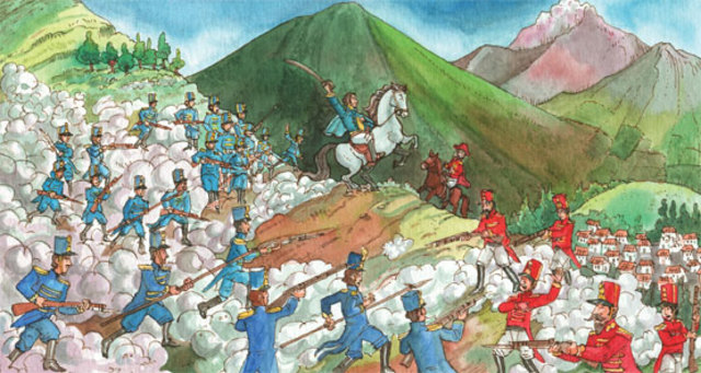 El ejército realista entro a Quito