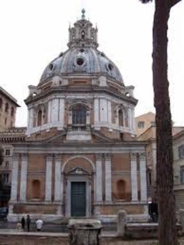 Avvio: Chiesa di Santa Maria di Loreto a Roma (1507-1585)