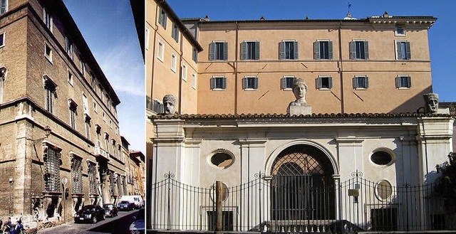 Avvio: Palazzo Sacchetti a Roma (dal 1542-1546)