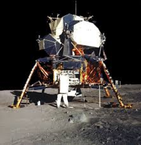 First Humans on The Moon