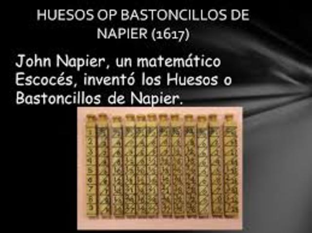 BASTONCILLOS DE NAPIER- 1614