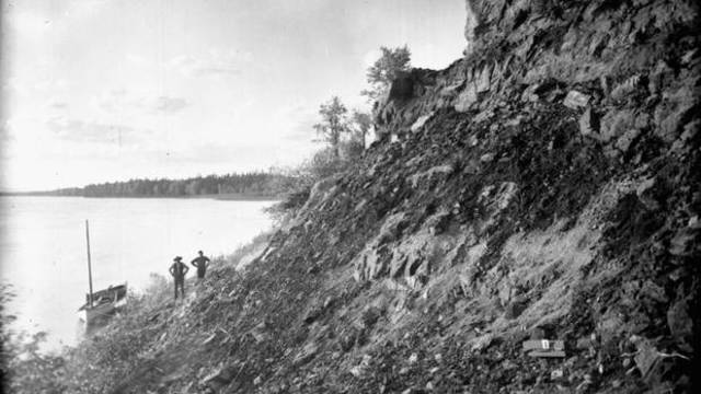 Tar Sands are along the Athabasca River in Alberta.