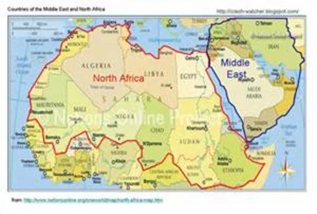British and US forces defeat German and Italian forces in North Africa