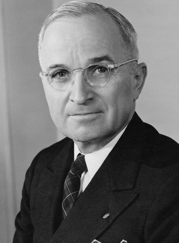 1945 April 16th - FDR dies, Harry S. Truman becomes President